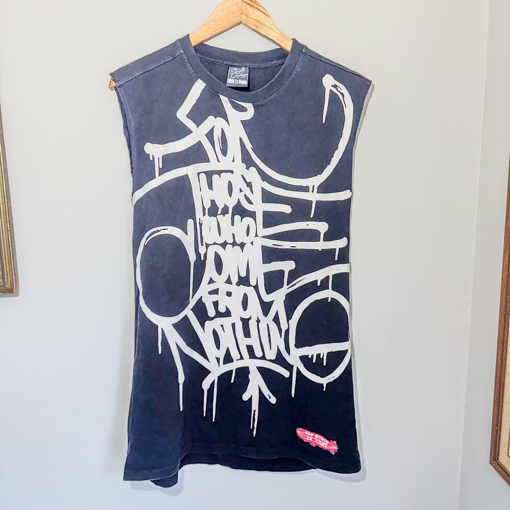 Smith & Graham For Those Who Come From Nothing Muscle Tank Top XL